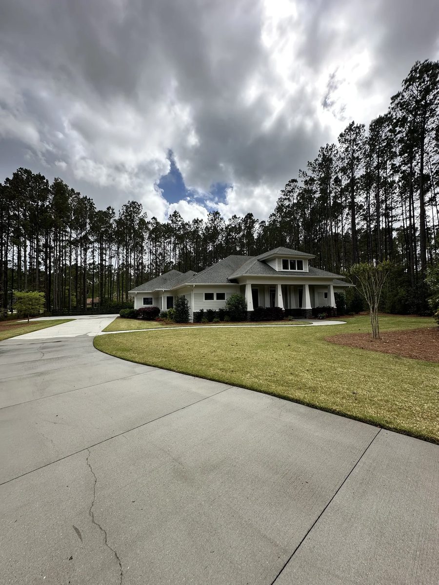 Large Lowcountry home after washing